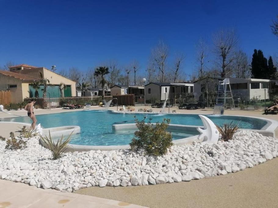 Mobil Home Familial Neuf De 2024 Pour 8 Personnes Valras-Plage Esterno foto
